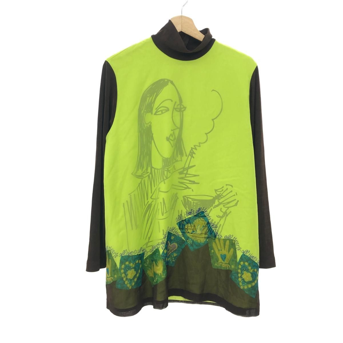 TOKUKO 1er VOL トクコ・プルミエヴォル お花×人物 プリントチュニック