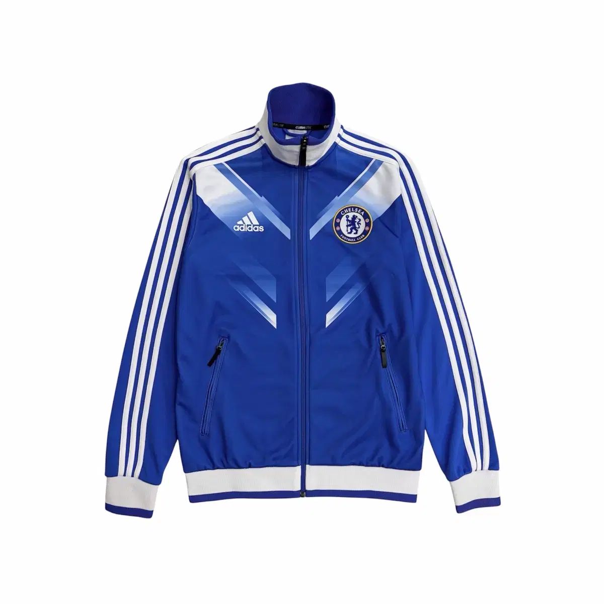 adidas チェルシー　トラックジャケット　サッカージャージ アディダス チェルシー 白 トラックジャージ サッカートップス ジップ