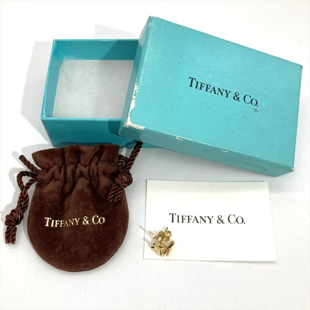 ティファニー Tiffany&Co. キス ピアス K18YG 1.5g Paloma Picasso 