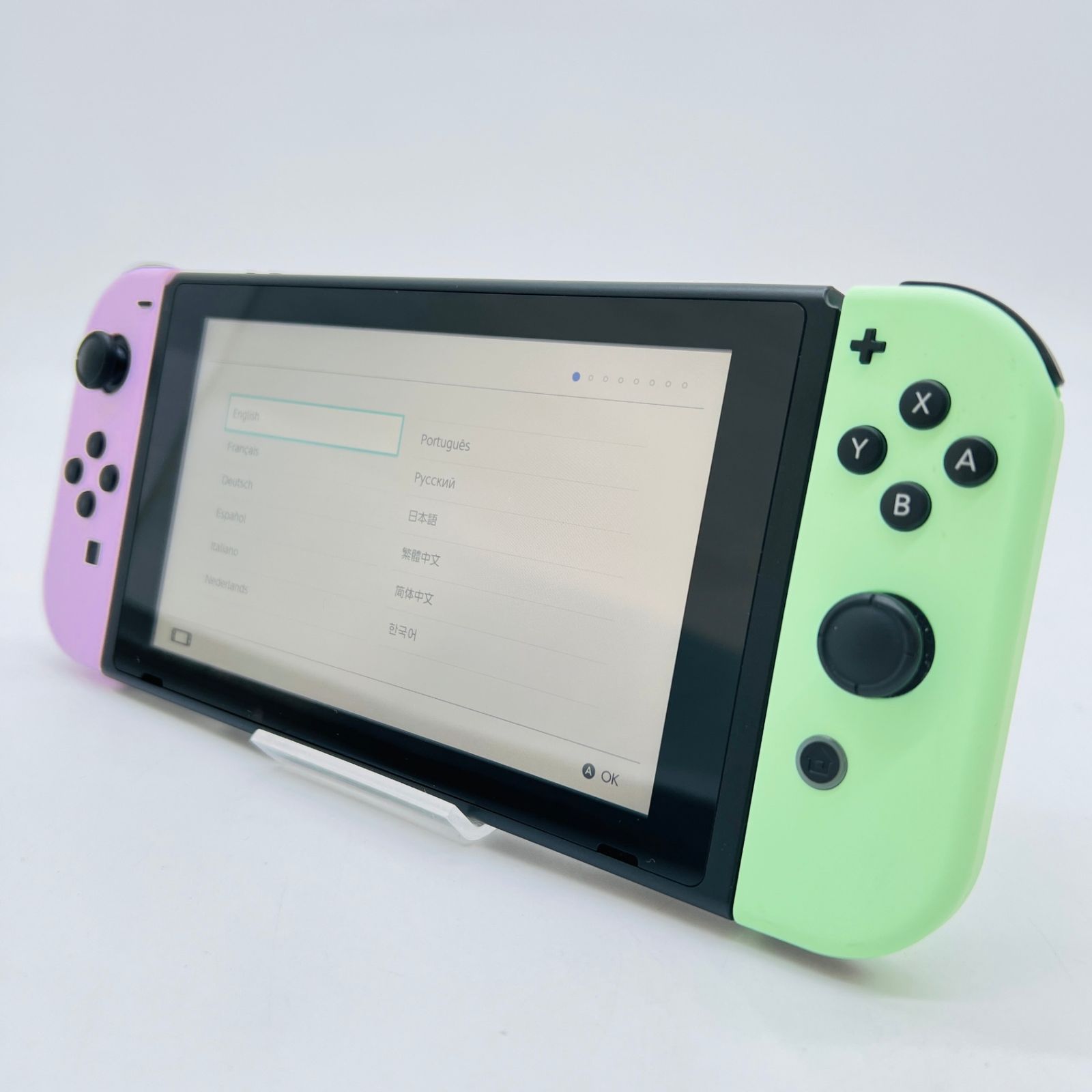 Nintendo Switch 本体 ニンテンドースイッチ 2019年 バッテリー強化版 Joy Conカスタム HDMI 非 スイッチドックカスタム 任天堂