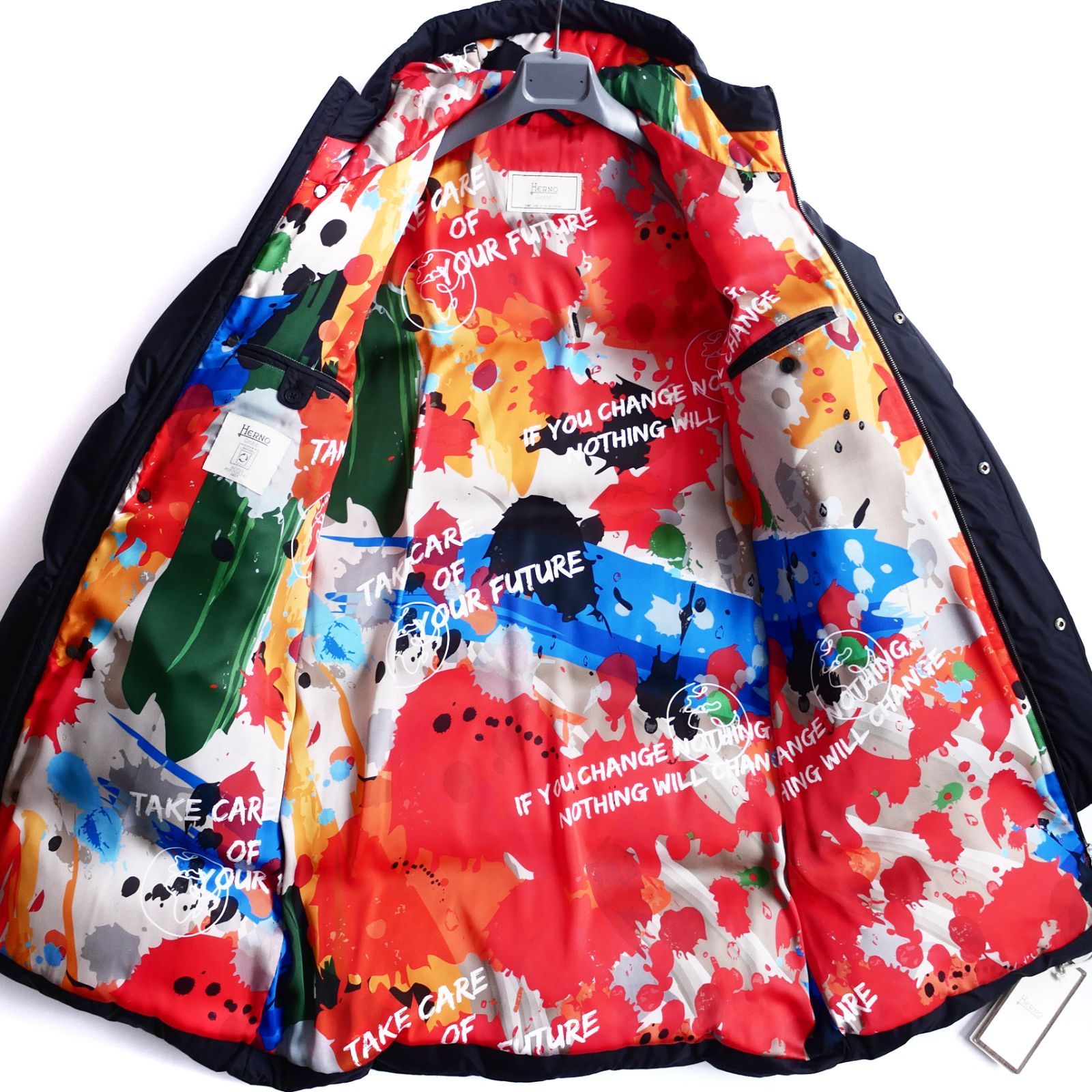 dt212○48○HERNO ヘルノ○冬原春に向けて明るめ雰囲気○上質ダウン