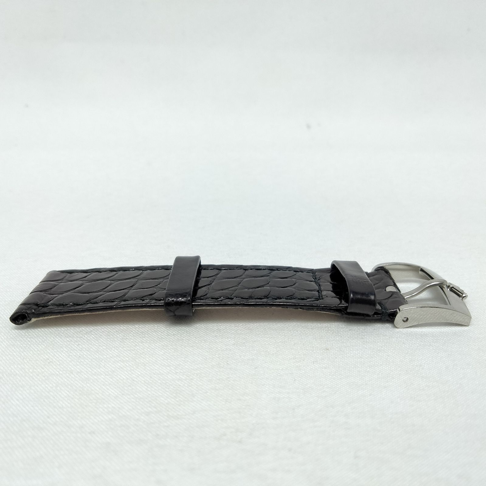 ✨️ROLEX✨️ロレックス クロコ 時計ベルト 革ベルト ブラック