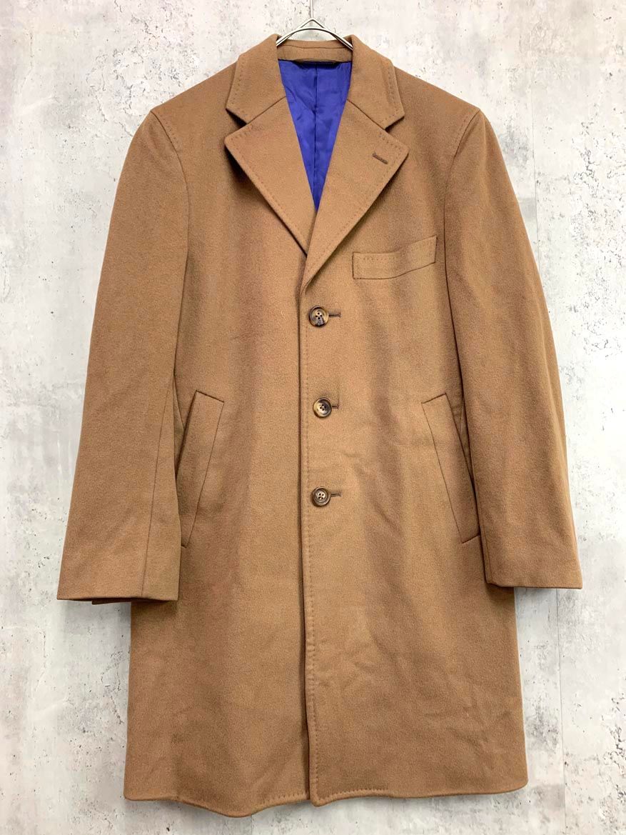 azabu tailor 麻布テーラー カシミヤ混 チェスター コート size044 A