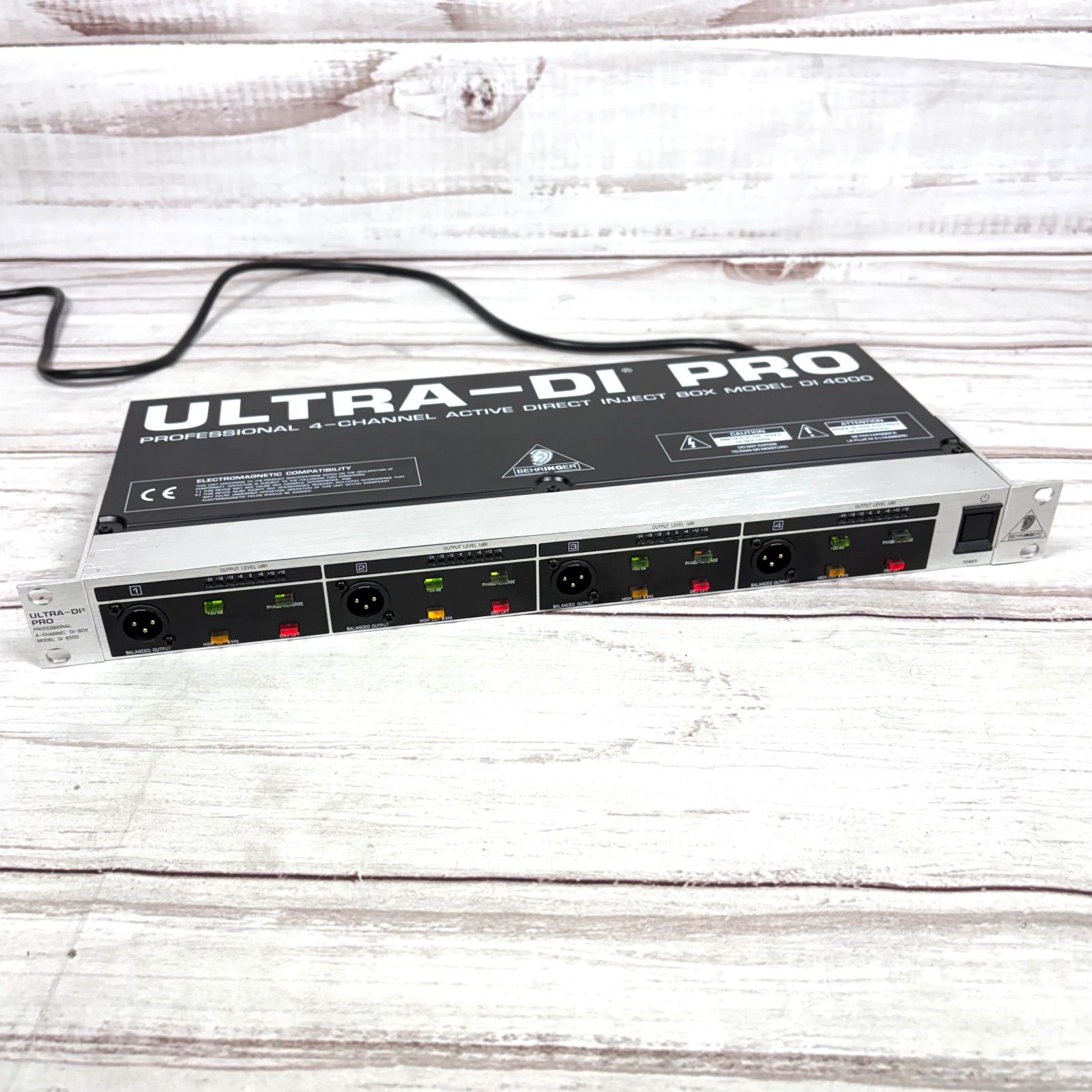 BEHRINGER DI 4000 ベリンガー 4ch アクティブ ダイレクトボックス