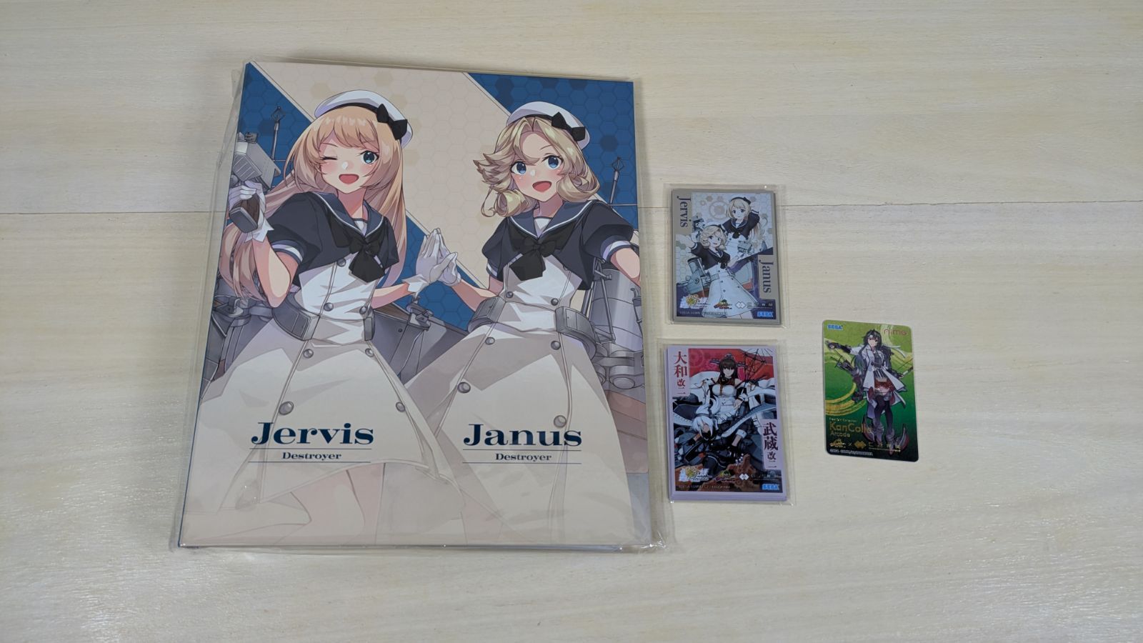大野41-1-0114]艦これアーケード SEGA Jervis＆Janus バインダー