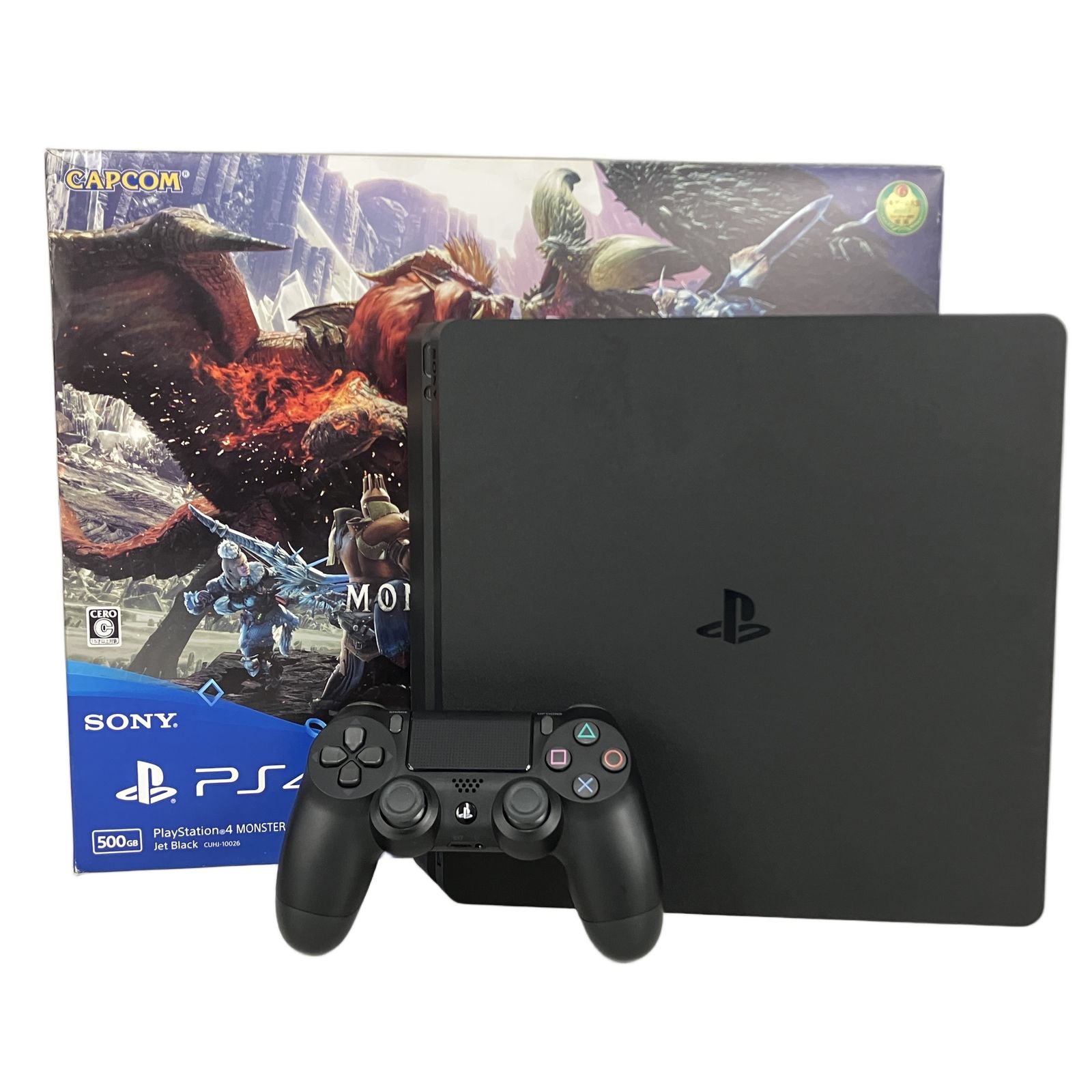 SONY PS 4 500 GB CUHJ 10026 CUH 2200 A モンスターハンター ワールド バリューパック 家庭用 ゲーム機
