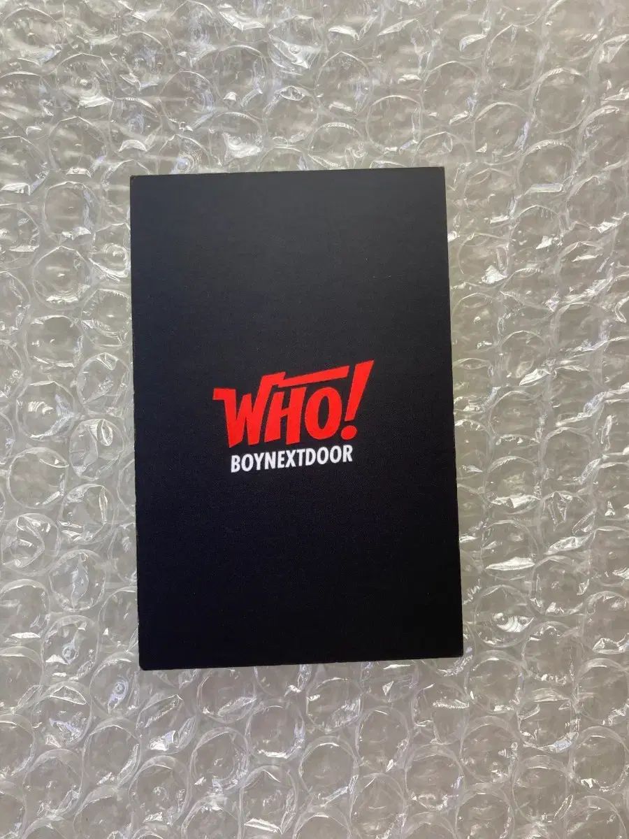 BOYNEXTDOOR ウナク WOONHAK トレカ who