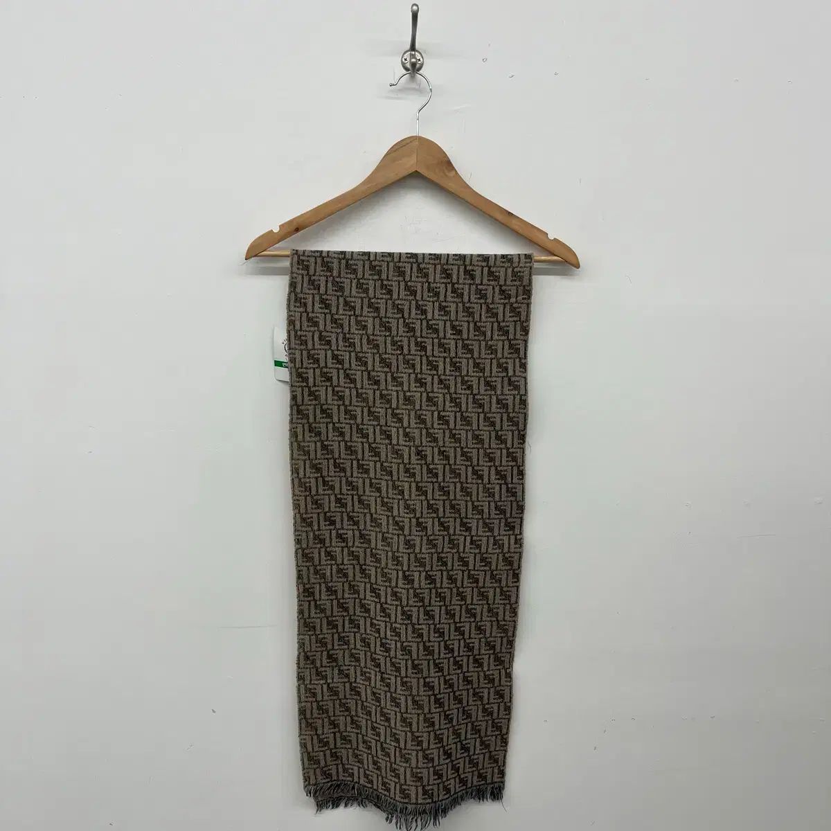 FENDI フェンディ FF ロゴ マフラー ブラウン - メルカリ