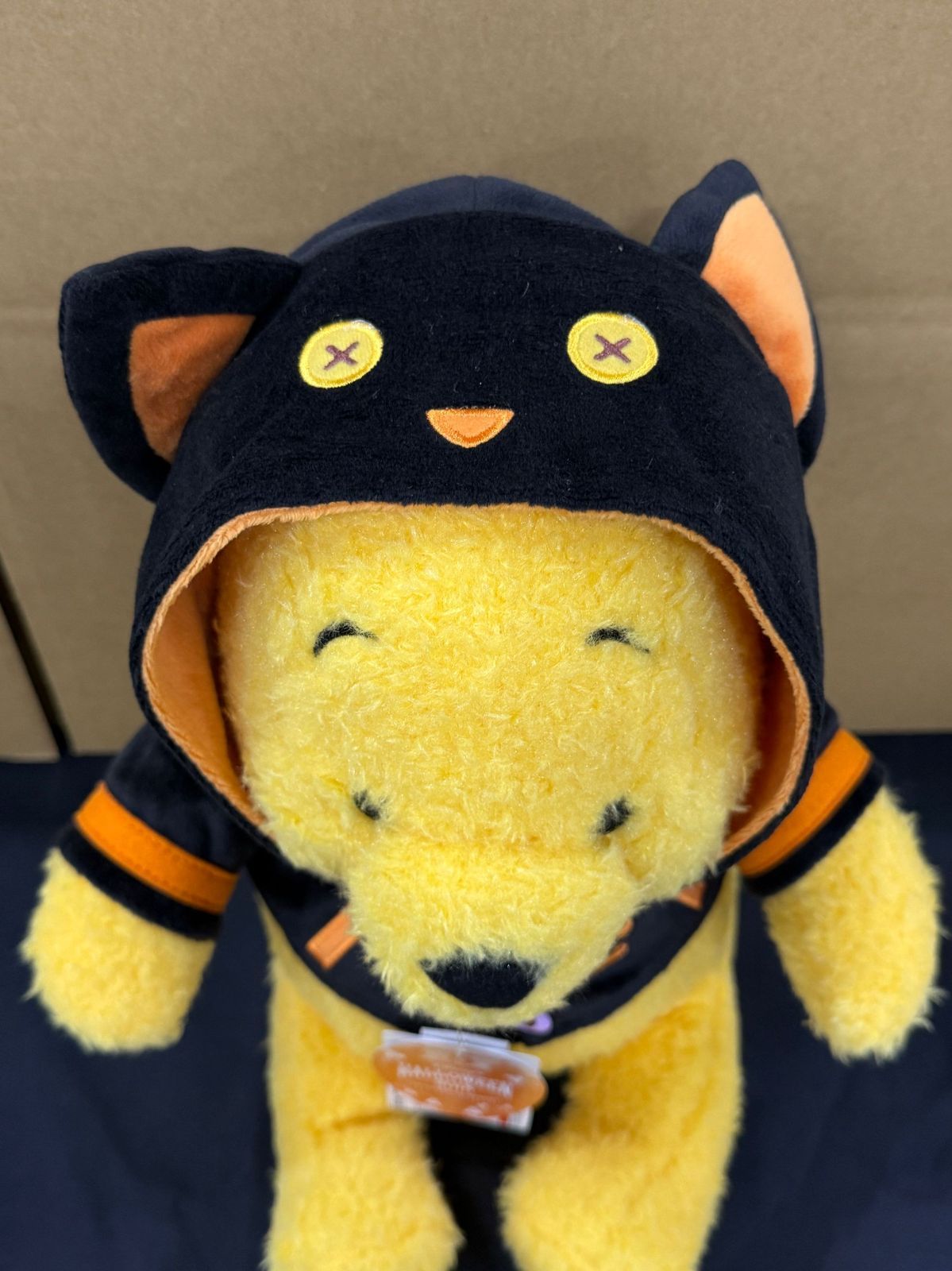 ディズニー ハロウィン 2018年 プーさん 黒猫 ぬいぐるみ26011410