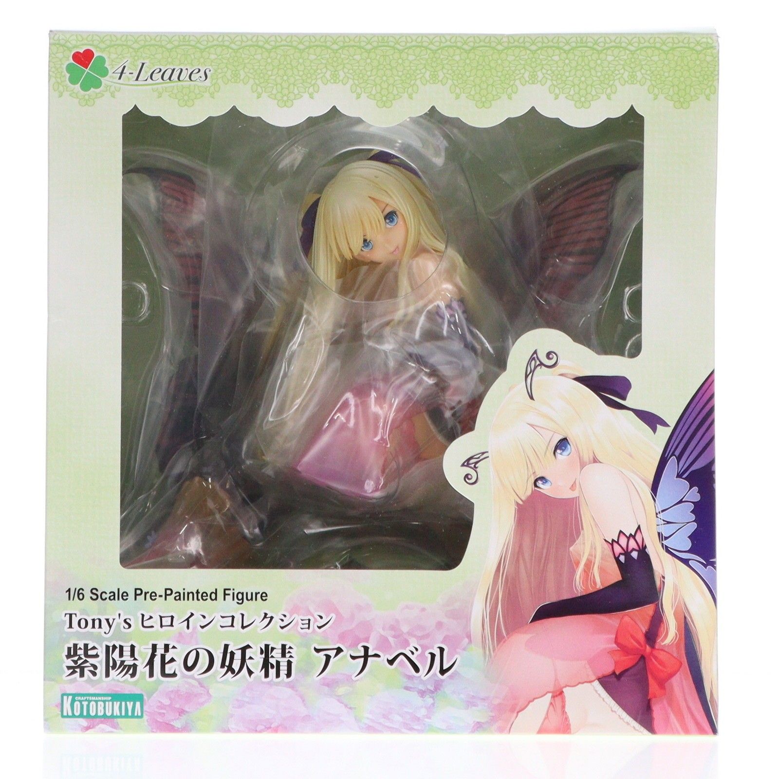 4-Leaves Tony’s 紫陽花の妖精 アナベル　フィギュア　コトブキヤ 4-Leaves 紫陽花の妖精 アナベル Tony'sヒロインコレクション 1/6 完成