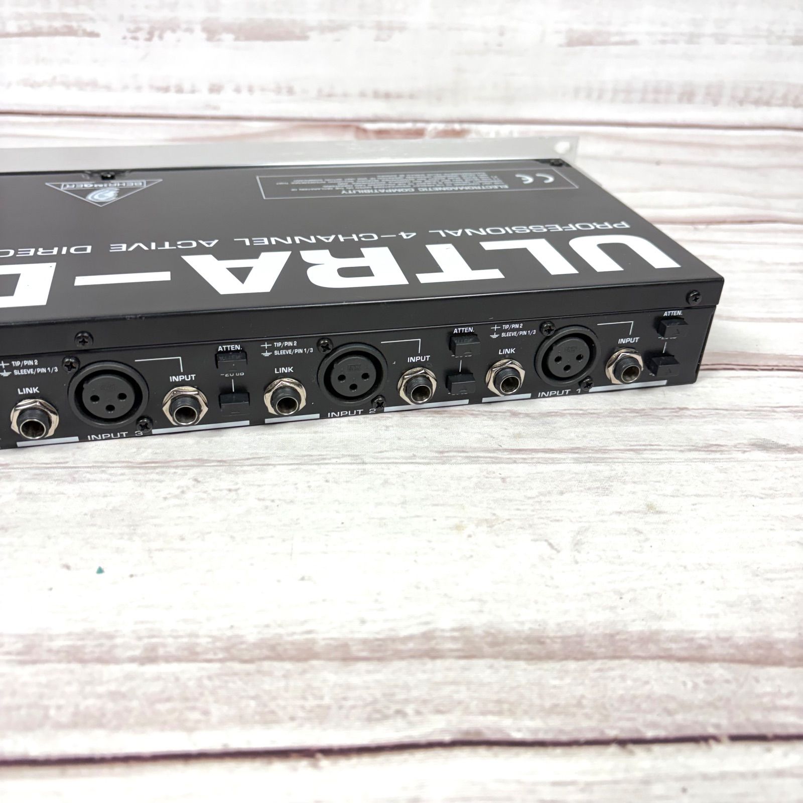 BEHRINGER DI 4000 ベリンガー 4ch アクティブ ダイレクトボックス