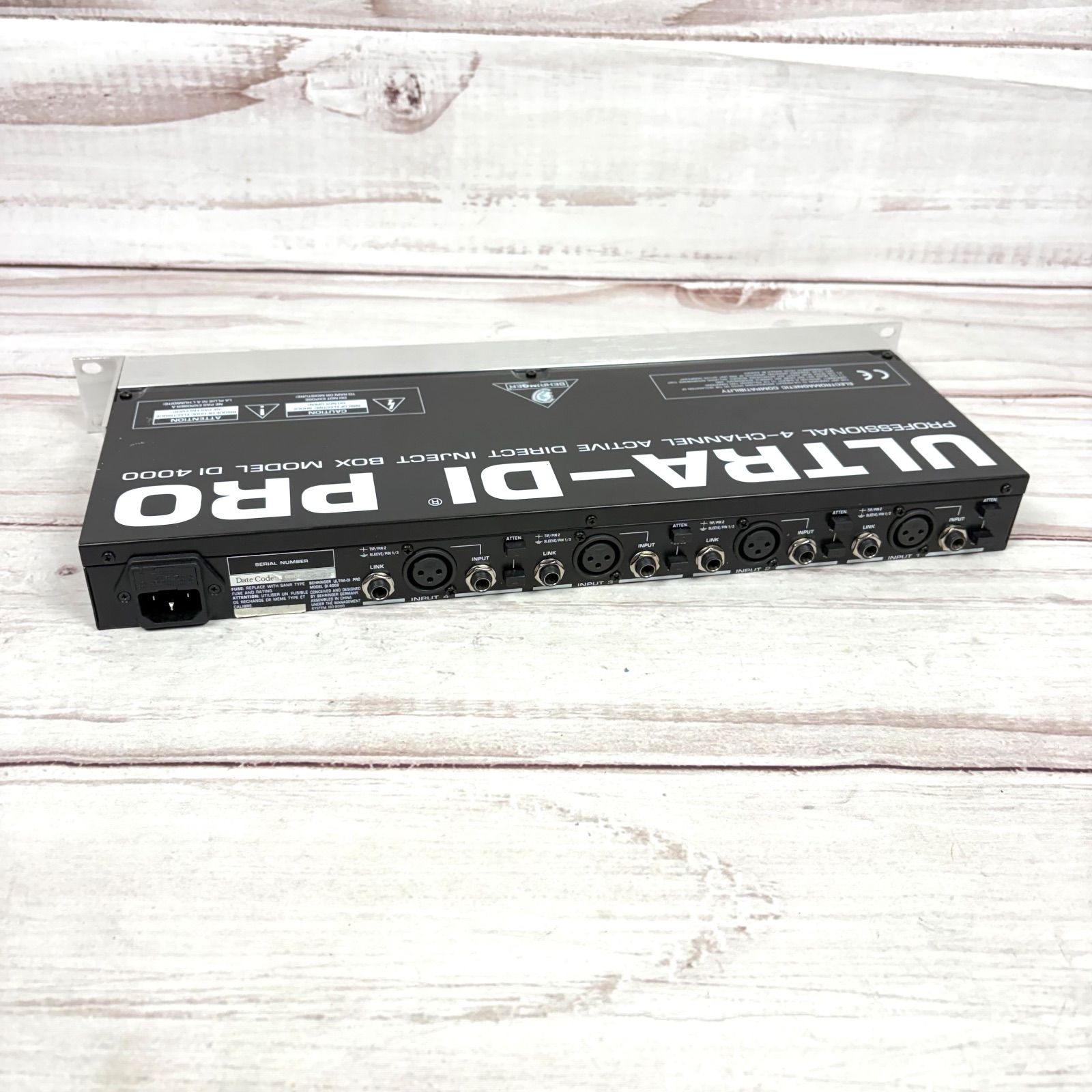 BEHRINGER DI 4000 ベリンガー 4ch アクティブ ダイレクトボックス