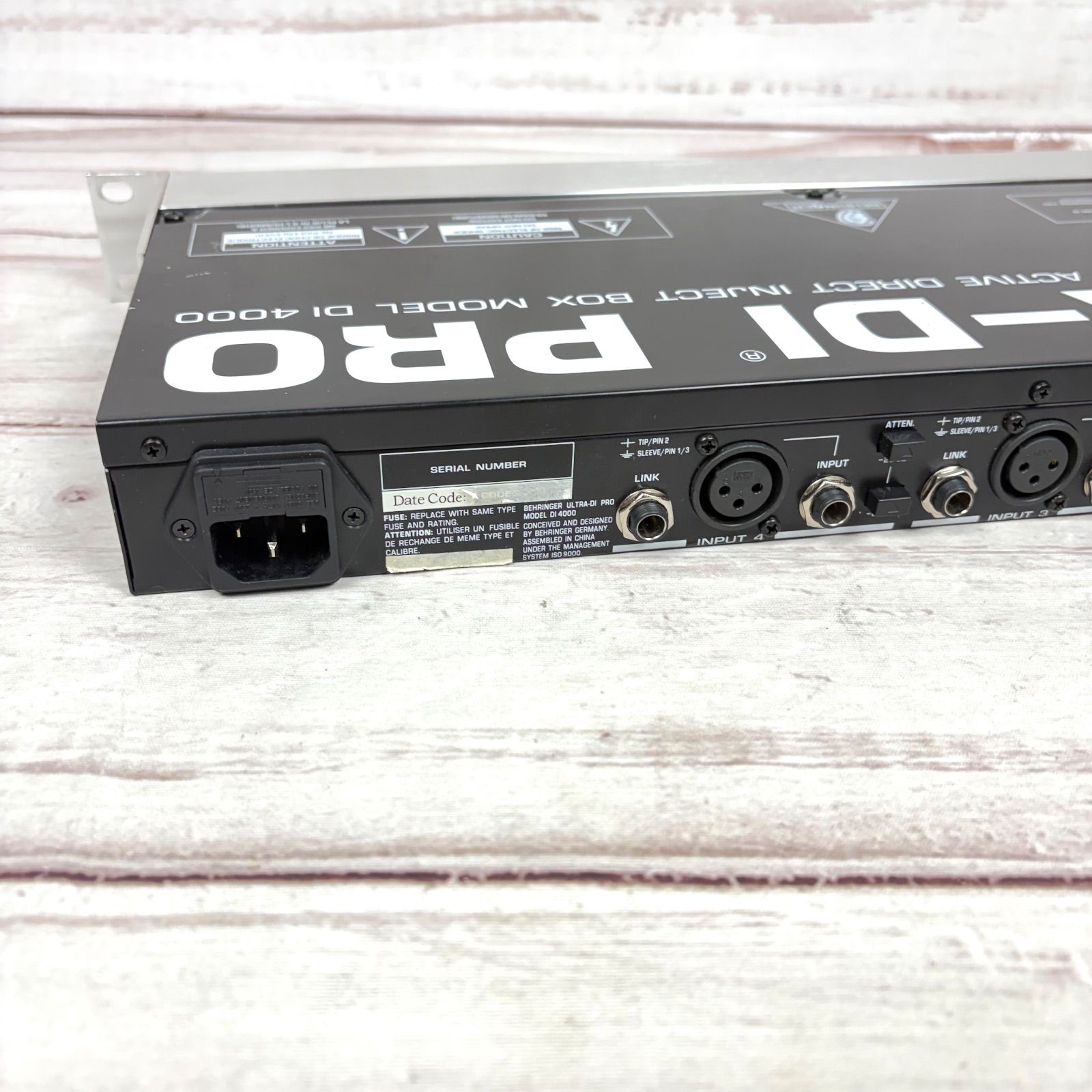 BEHRINGER DI 4000 ベリンガー 4ch アクティブ ダイレクトボックス
