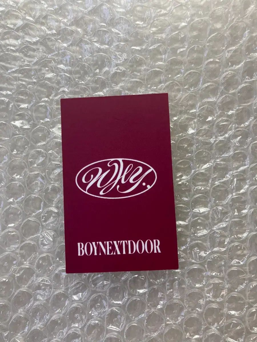 BOYNEXTDOOR ボイネク ウナク WOONHAK トレカ why