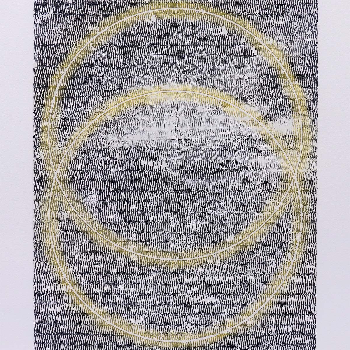 原裕治 Solaris 5 抽象画 作家直筆サイン 太陽 ソーラー 円環 循環