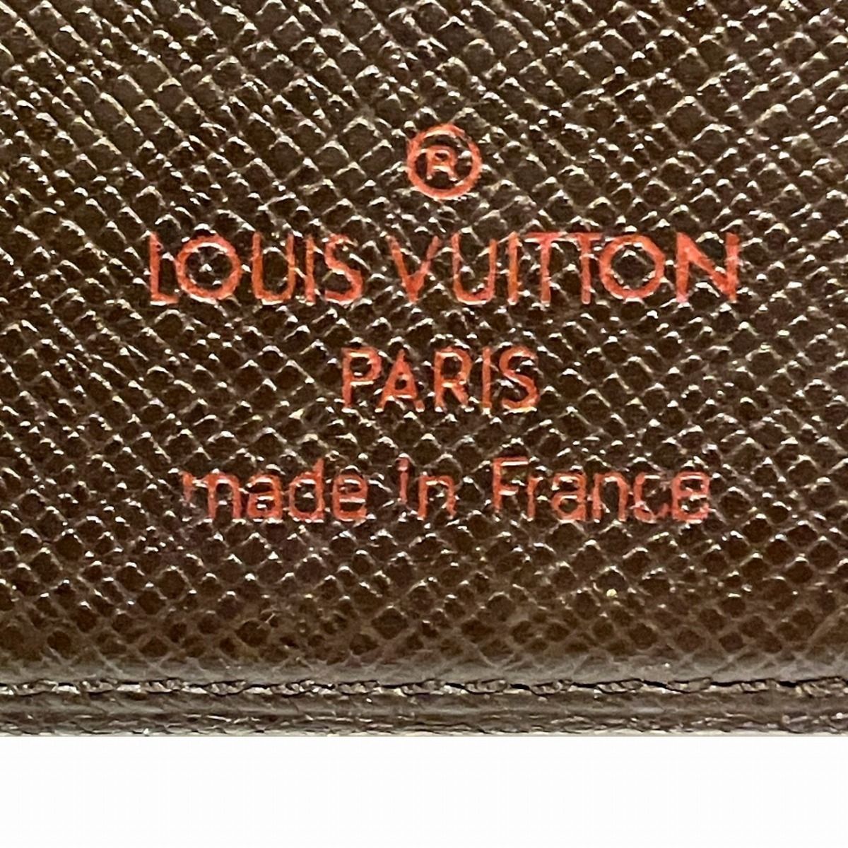 ルイ・ヴィトン LOUIS VUITTON ポルト カルト クレディ ダミエ 長財布 