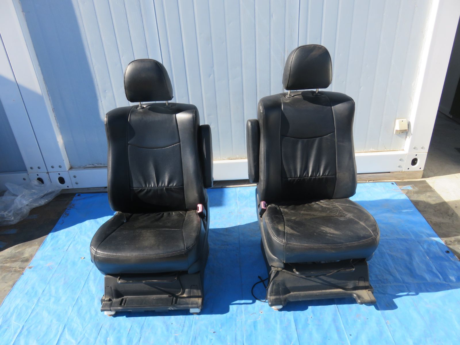 ☆SFC4665/ヴェルファイア GGH20W/前期 レザー フロントシート 左右