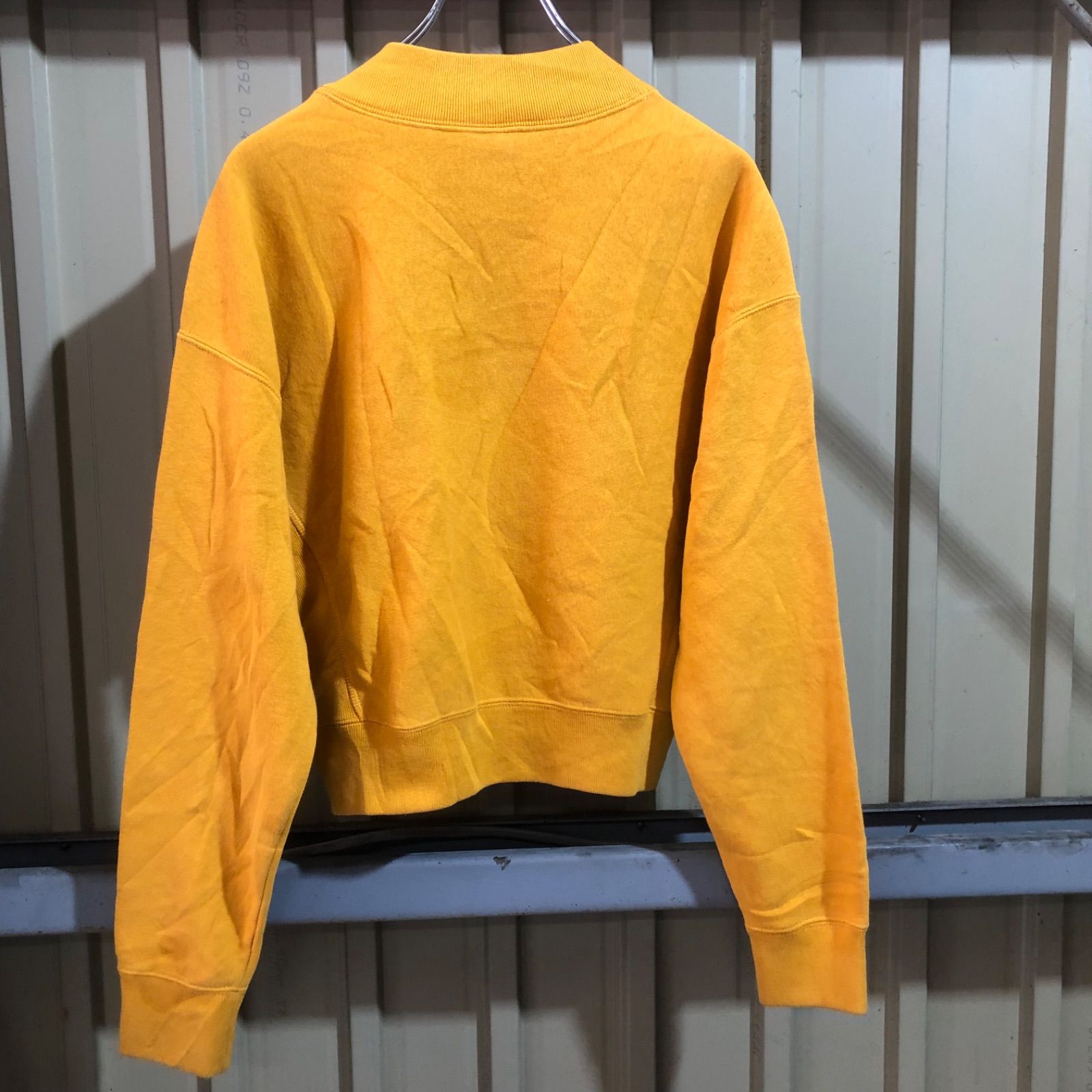 1477 Champion REVERSE WEAVE トレーナー イエロー S チャンピオン