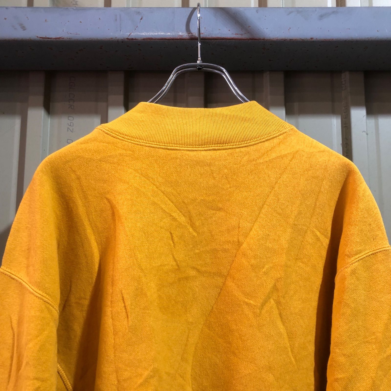 1477 Champion REVERSE WEAVE トレーナー イエロー S チャンピオン