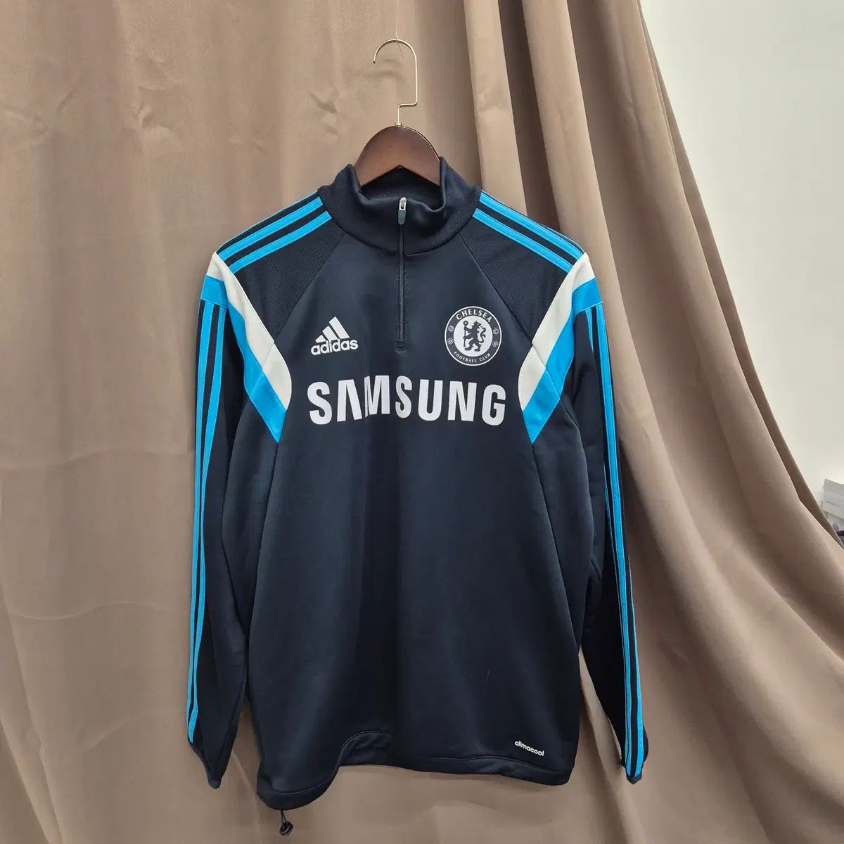 adidas チェルシー ハーフジップフリース adidas ハーフジップフリース - メルカリ