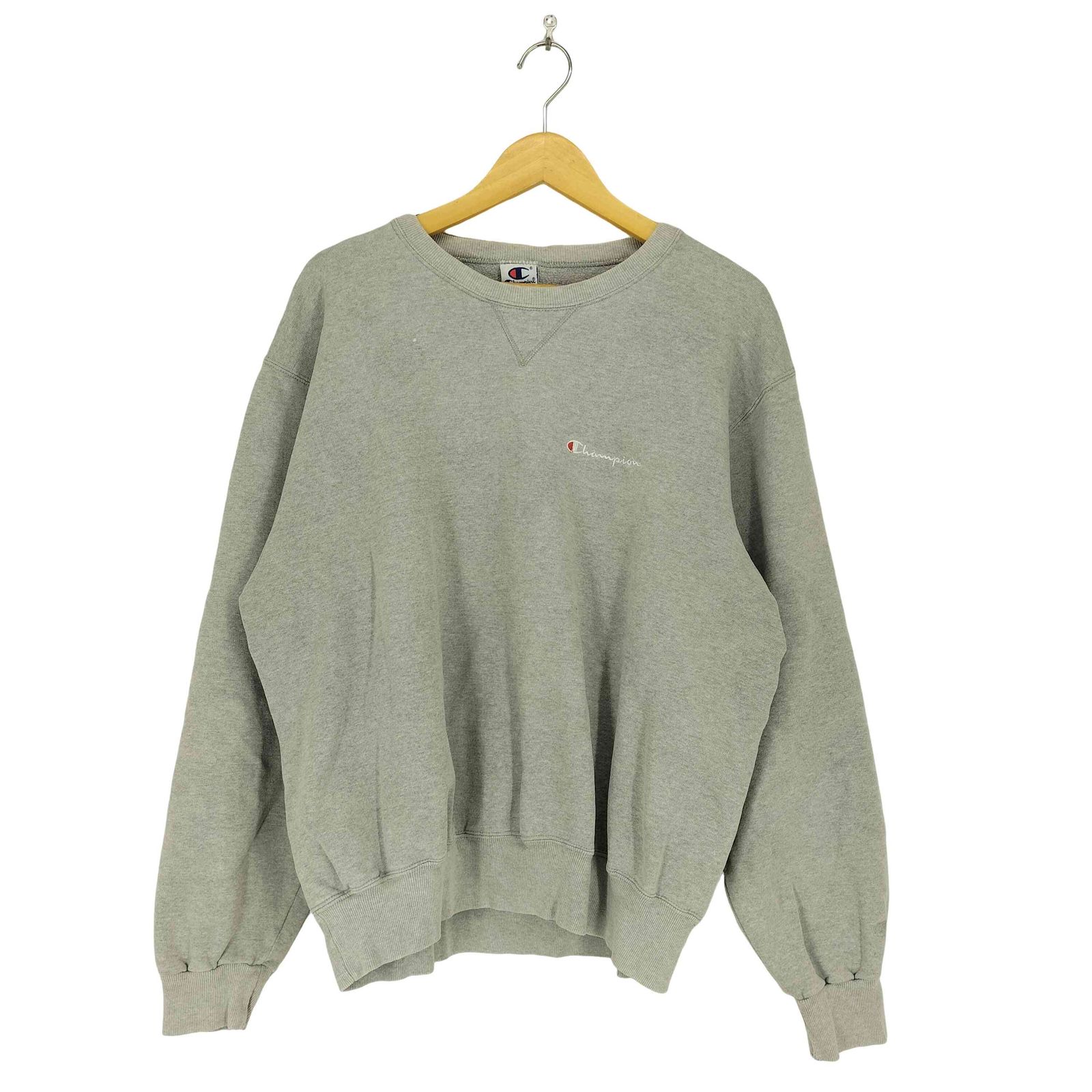 チャンピオン Champion 90S メキシコ製 ロゴ刺繍 Vガゼット スウエット