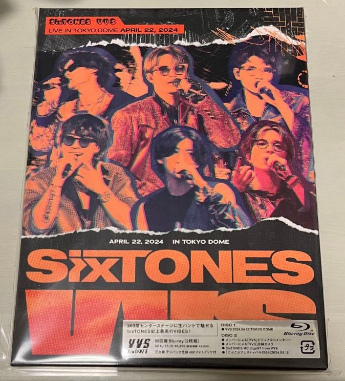 新品未開封 SixTONES VVS 初回盤 Blu-ray - メルカリ