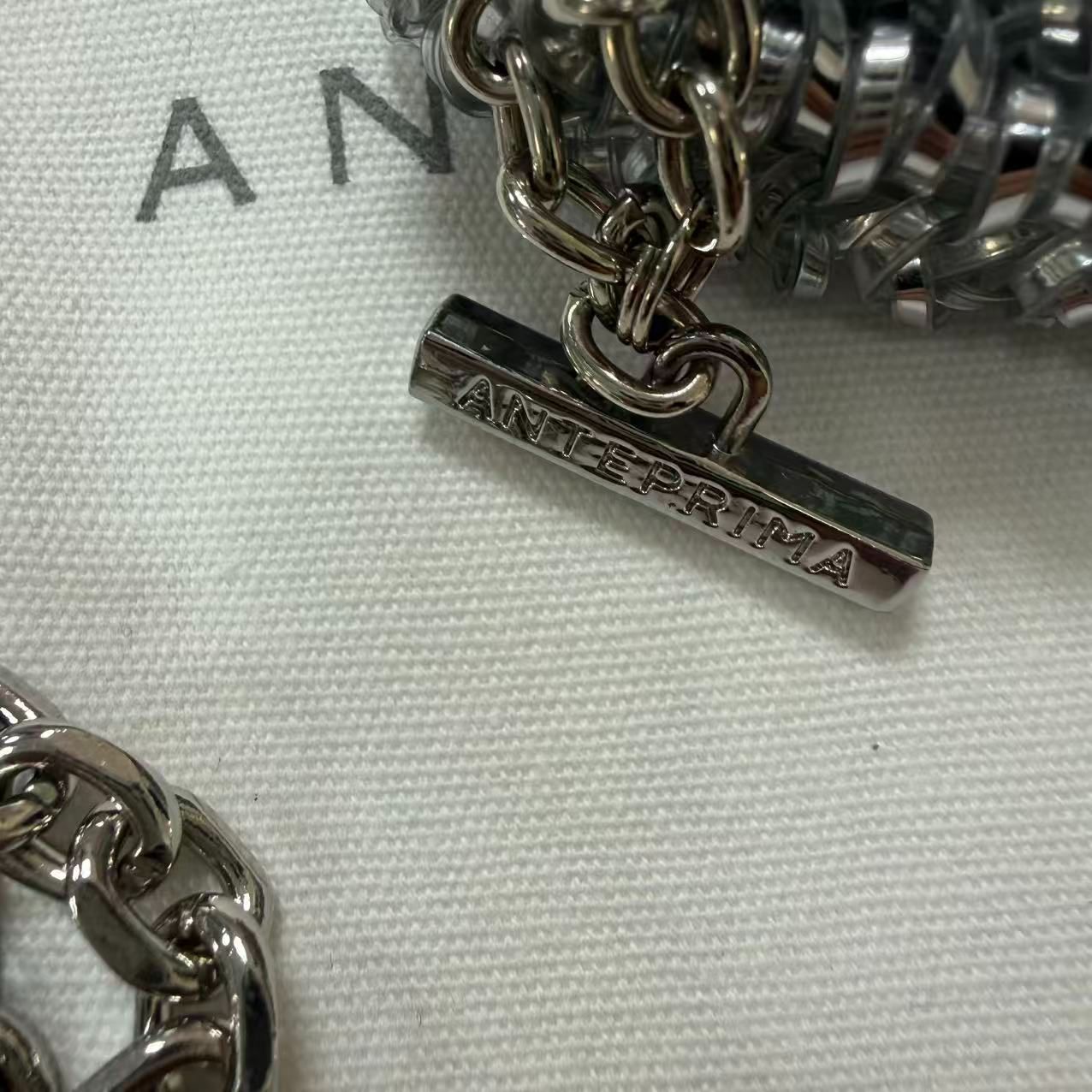 ANTEPRIMA シルバー ビーズパーティーバッグ - メルカリ