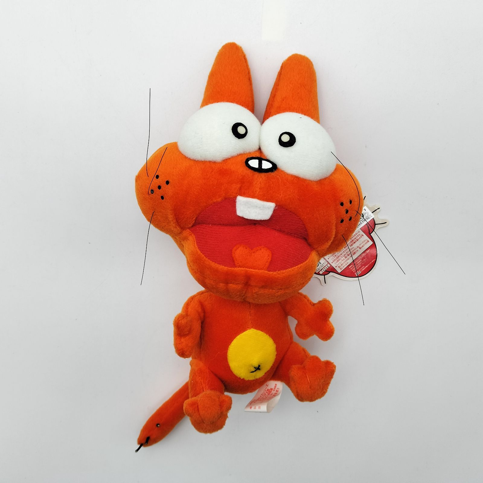 タグ付き】ニャロメ 23cm ぬいぐるみ もーれつア太郎 バンプレスト製