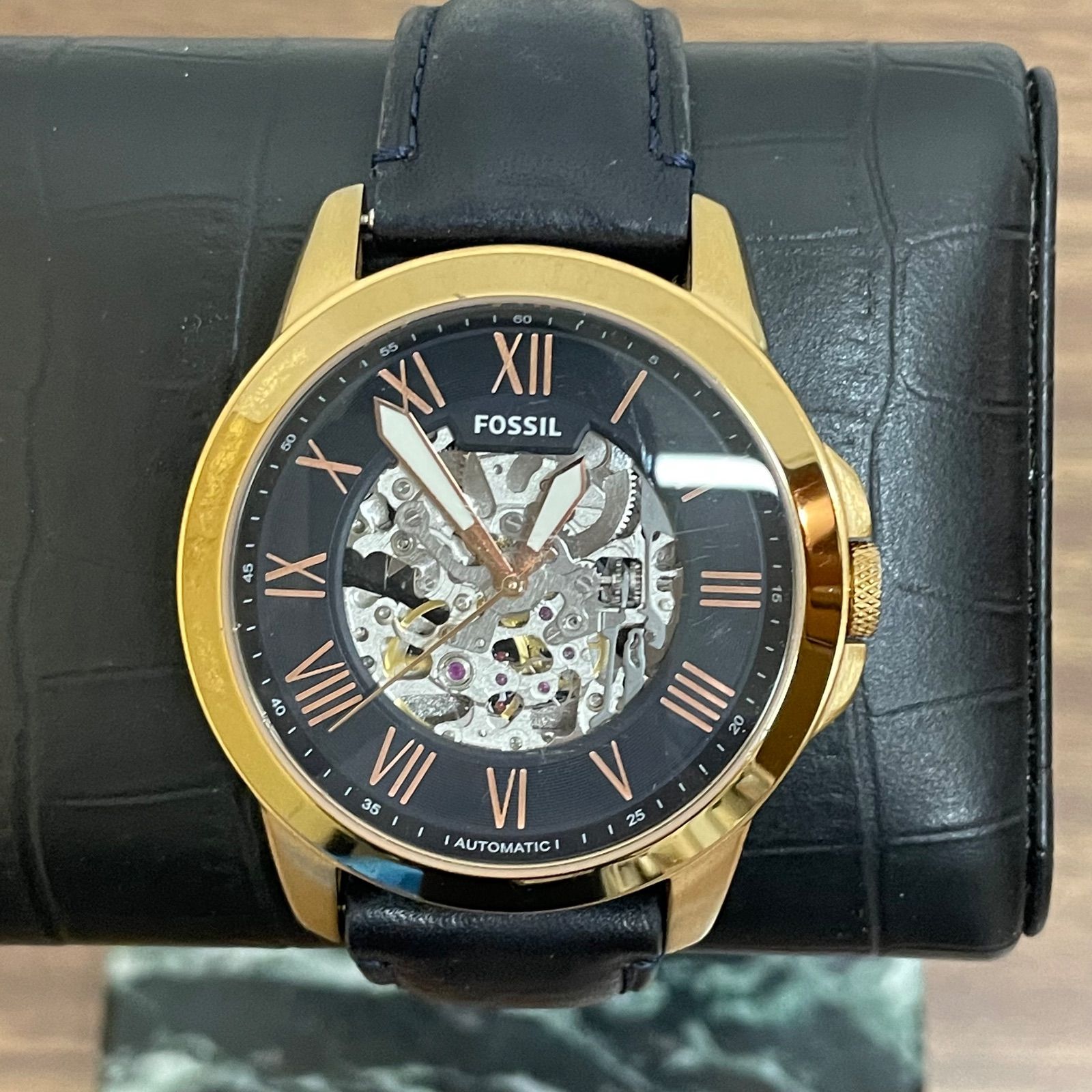 ◎ FOSSIL フォッシル Grant Automatic Skeleton Watch ME3102 自動