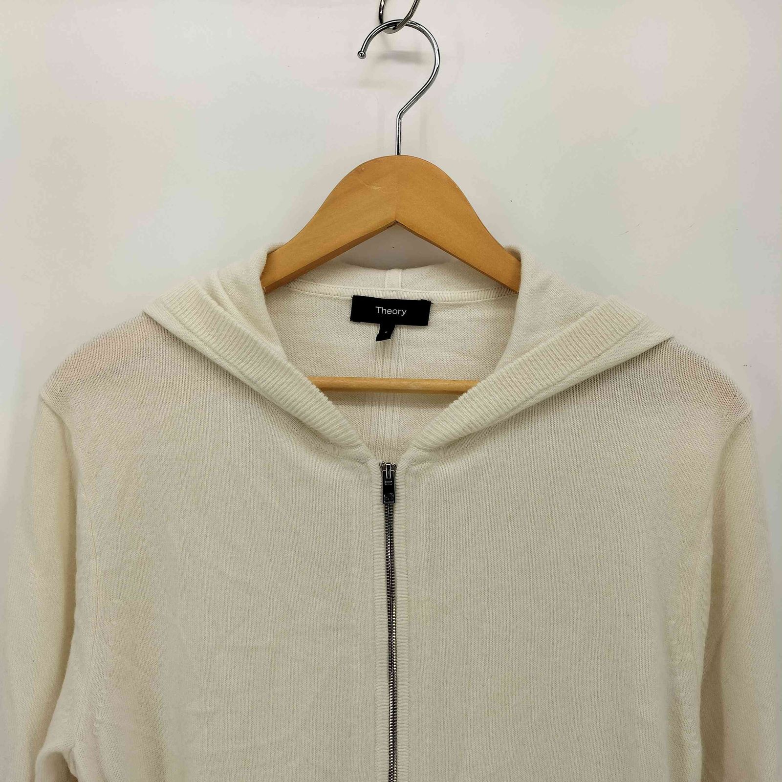セオリー theory 22AW HILLES HOOD FZ CASHMERE カシミヤ ジップ