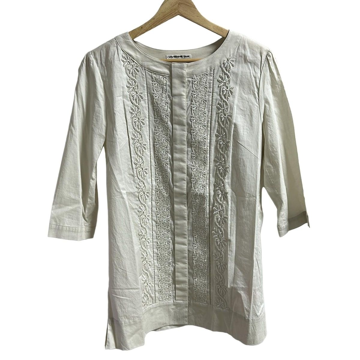 VIVIENNE TAM(ヴィヴィアンタム) 七分袖シャツブラウス サイズ1 S