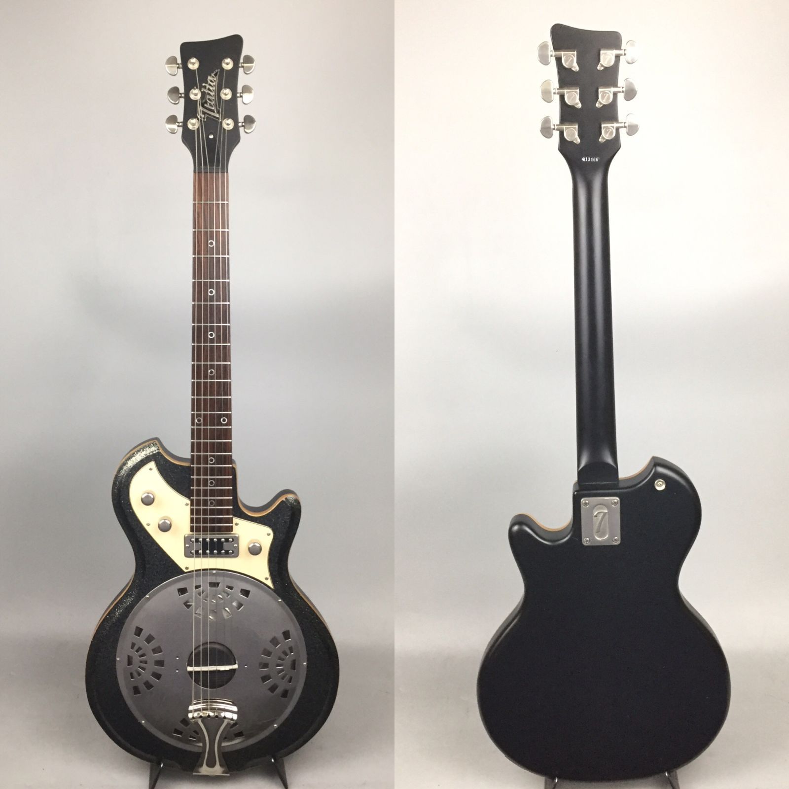 Italia Guitars Mondial Sonoro Satin Black Sparkle A9BSE245400 f145