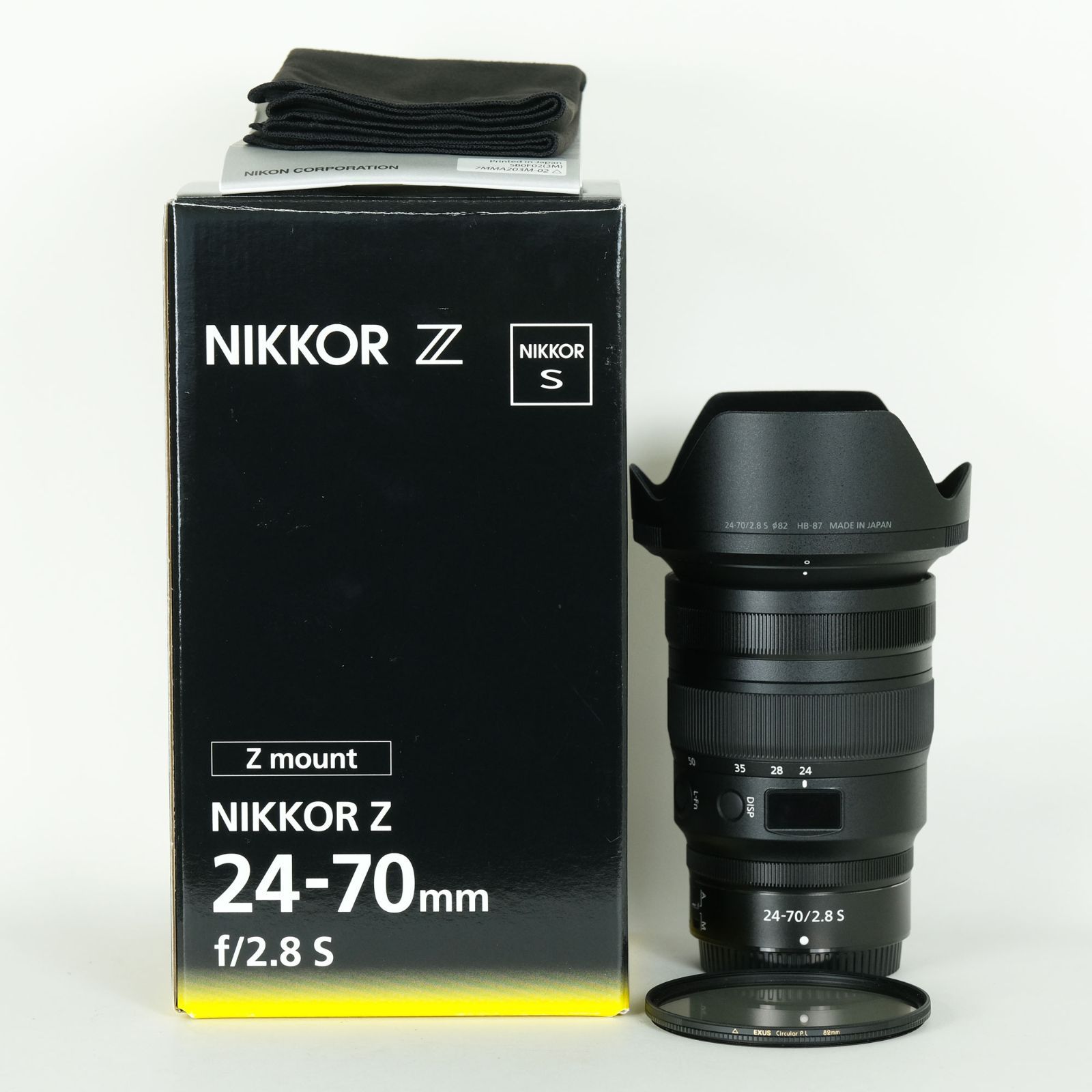 NIKKOR Z 24-70mm f/4 S フィルター、CPLフィルター付 Amazon.com