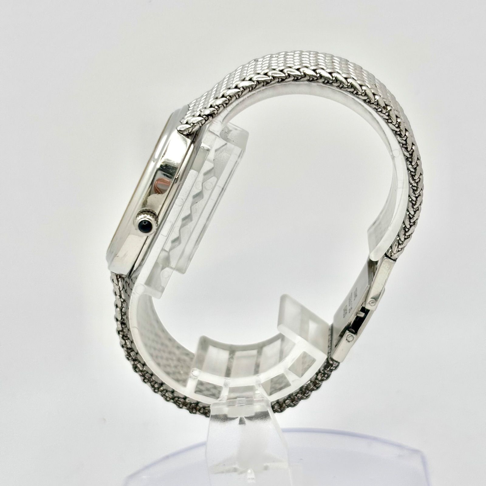 希少/新品電池】SEIKO セイコー Acier メンズ 腕時計 シルバー 89-1624