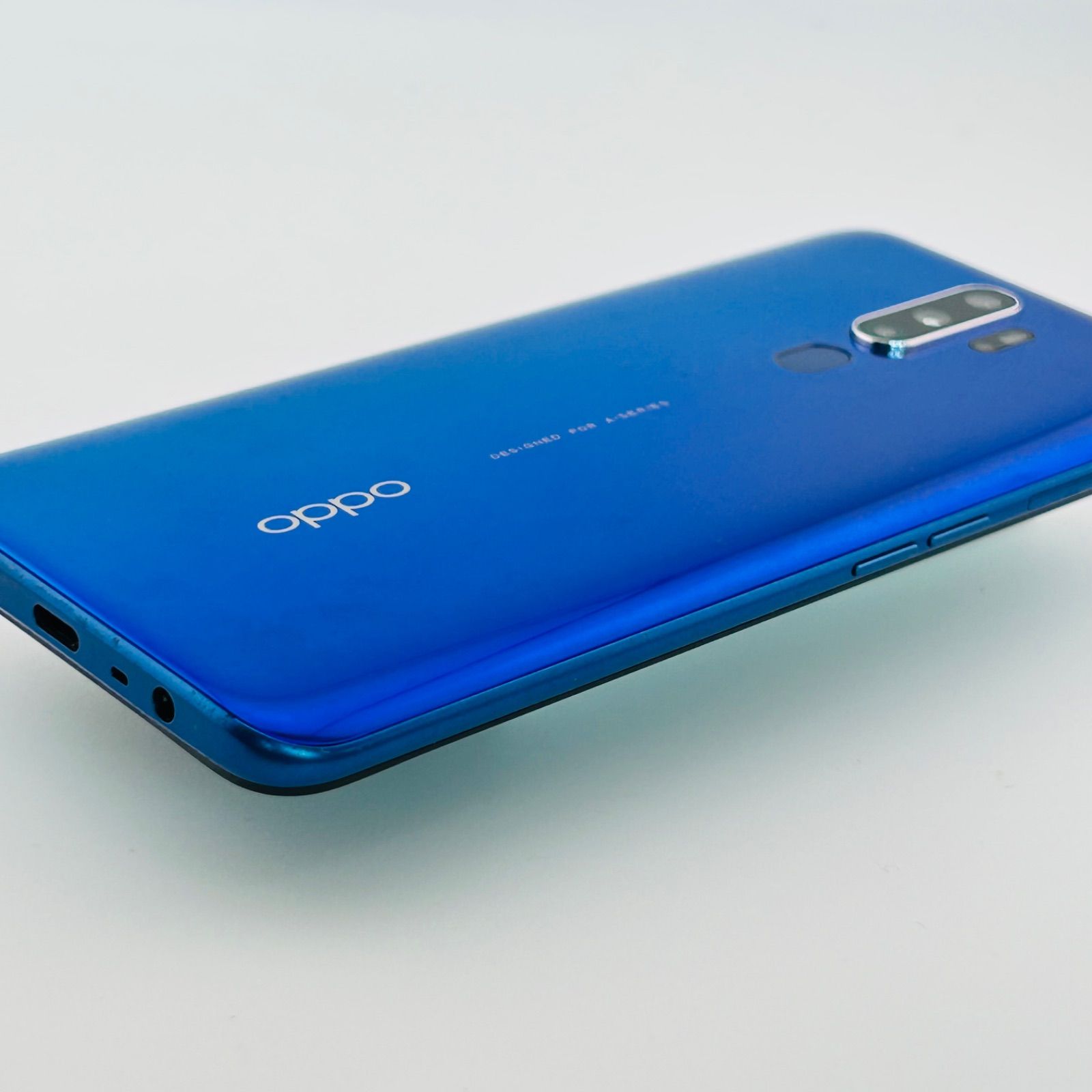 バッテリー良好 OPPO A5 2020 CPH1943 64GB ブルー SIMフリー(sim