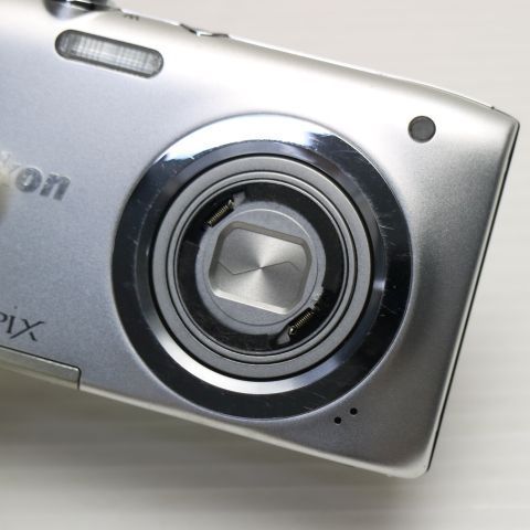 良品中古 COOLPIX A100 シルバー 即日発送 コンデジ Nikon 本体 土日祝
