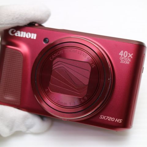 超美品 PowerShot SX720 HS レッド 即日発送 コンデジ Canon 本体 土日