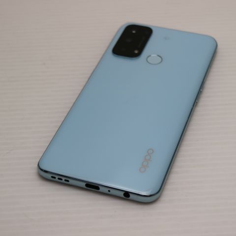 超美品 SIMフリー OPPO Reno5 A アイスブルー 本体 即日発送 土日祝