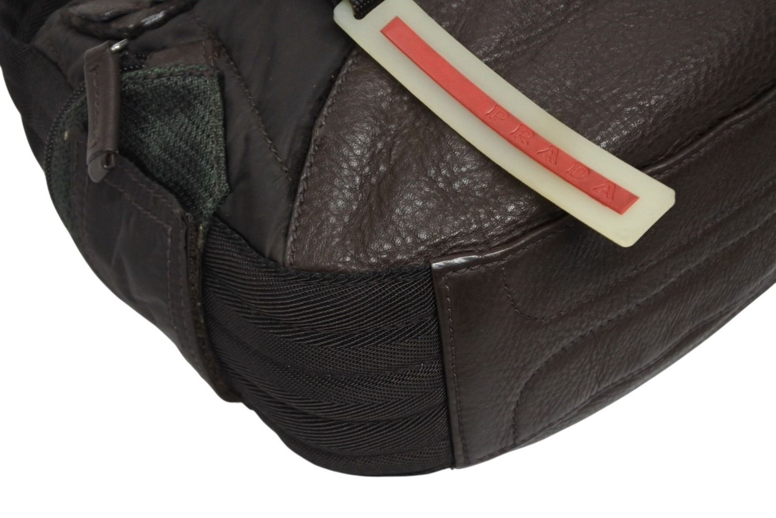 極美品 PRADA SPORTS プラダスポーツ ハンドバッグ 4VA473 ブラウン  