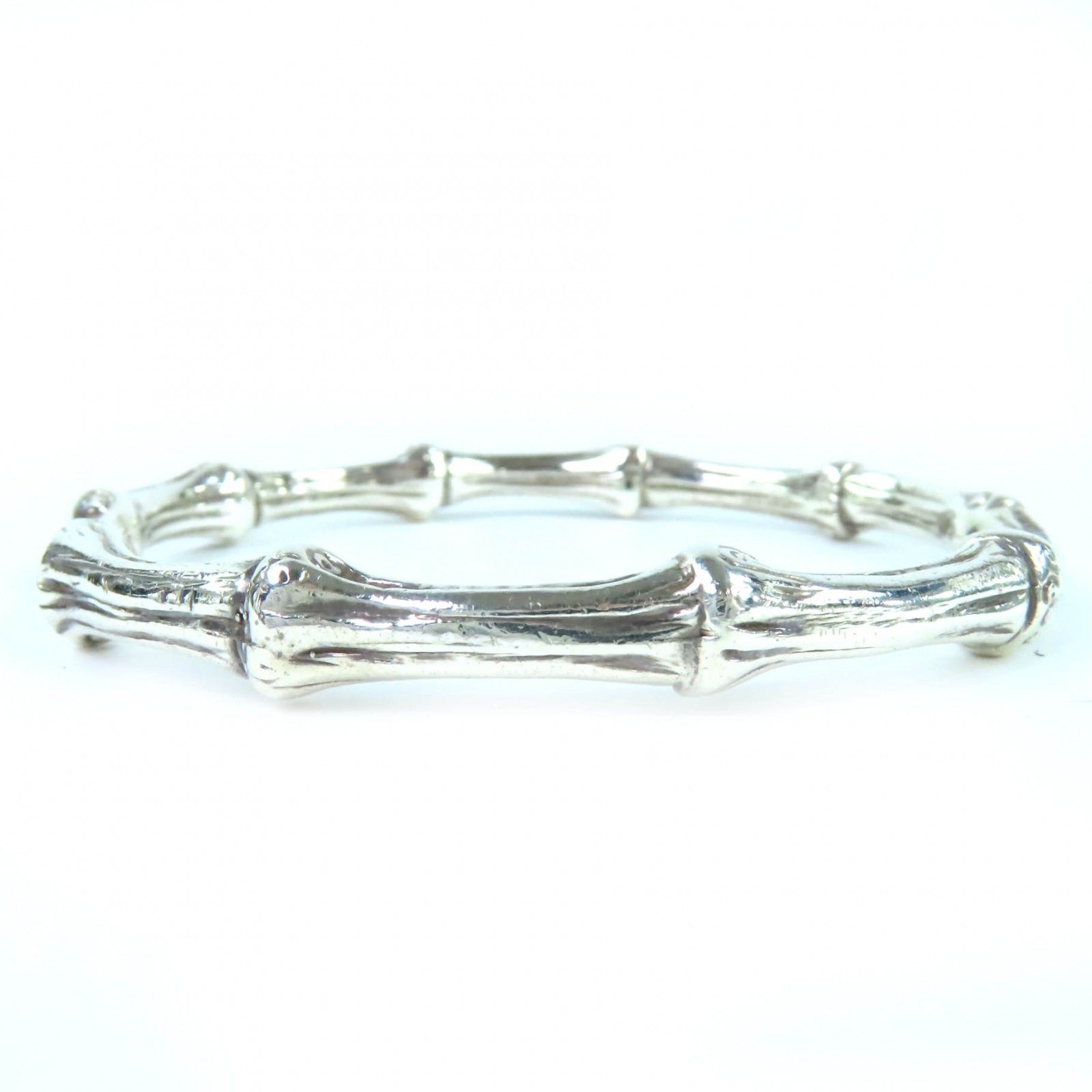 美品△TIFFANY&Co. ティファニー ヴィンテージ バンブー バングル 925