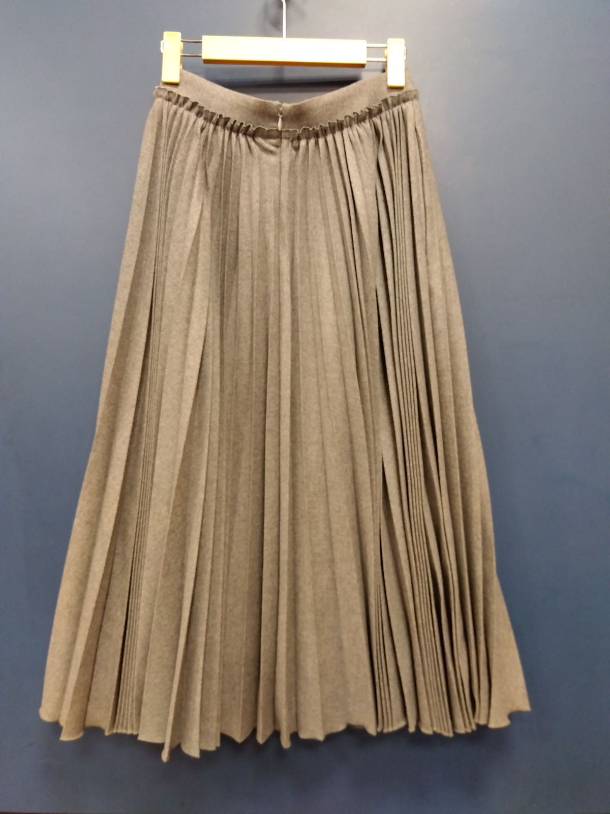 M9 ebure エーブル ウールプリーツスカート 36サイズ ウール＆カシミヤ