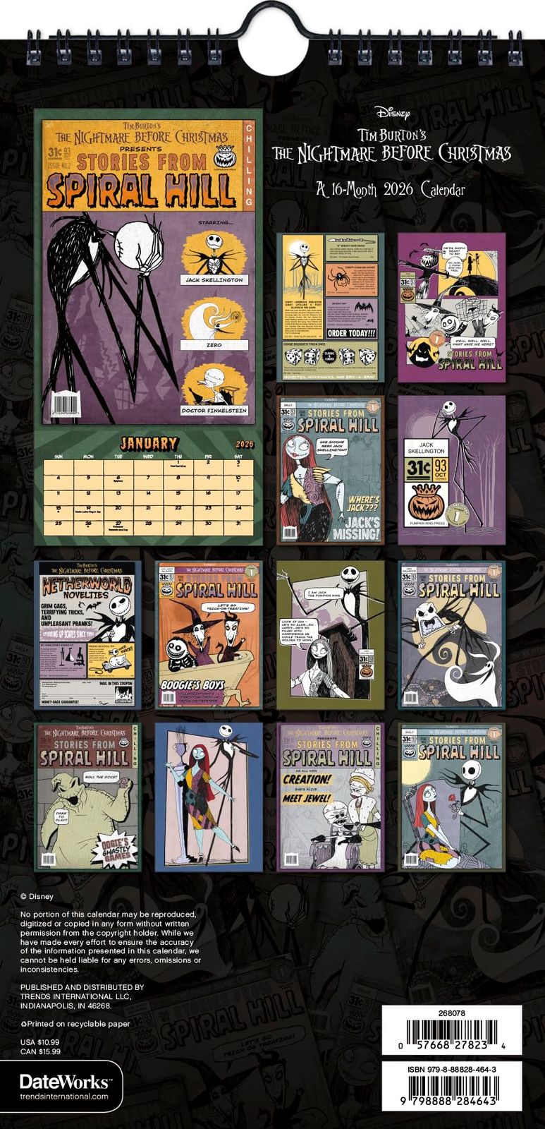 ナイトメアー・ビフォア・クリスマスカレンダー 2026 - デラックス2026