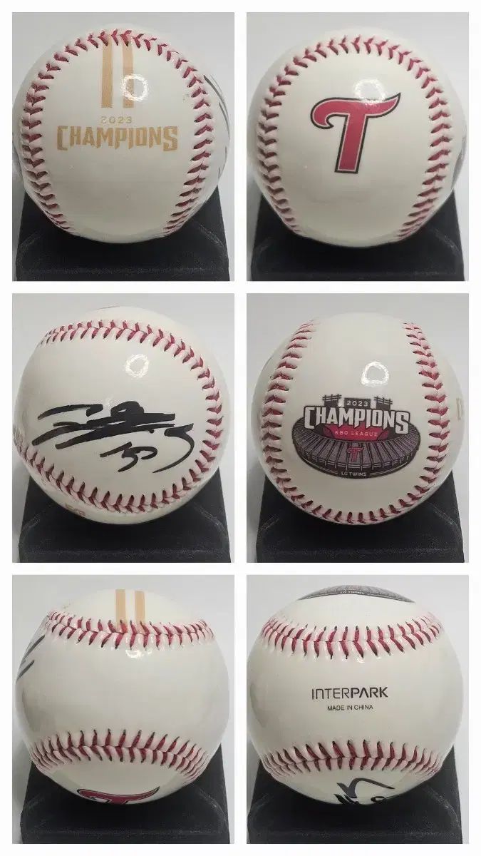LGツインズ コ・ウソク 優勝記念ボール サインボール - メルカリ