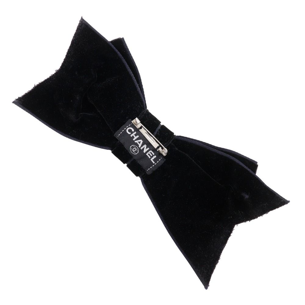 CHANEL】シャネル リボン ベロア 黒 レディース 17g ブローチ - メルカリ