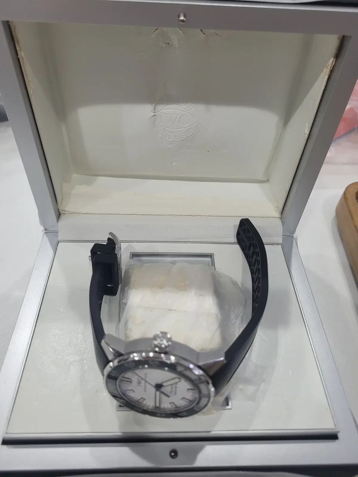  IWC アクアタイマー 2000 写真 再UP チェスターコート 自動巻き時計 腕時計(アナログ)