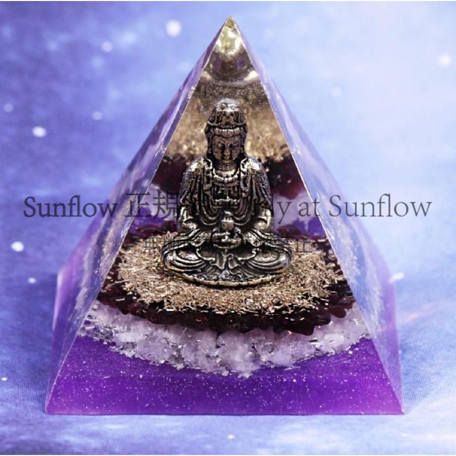 送料無料】置物 オルゴナイト 大仏 観音菩薩 仏像 釈迦 お酒 ストーン