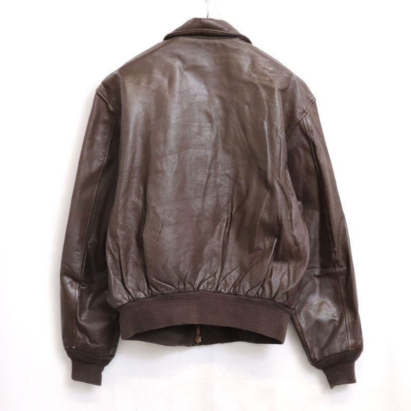 80s USA製 vintage COOPER A-2タイプ フライト レザージャケット
