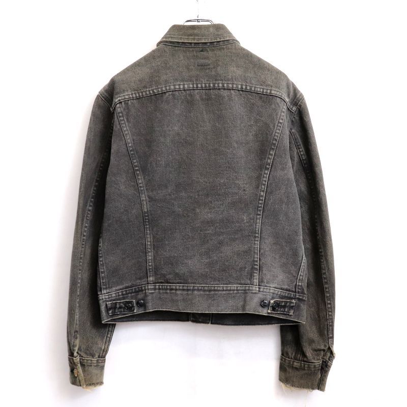80s USA製 vintage Lee 220 ブラックデニム デニムジャケット メンズ M