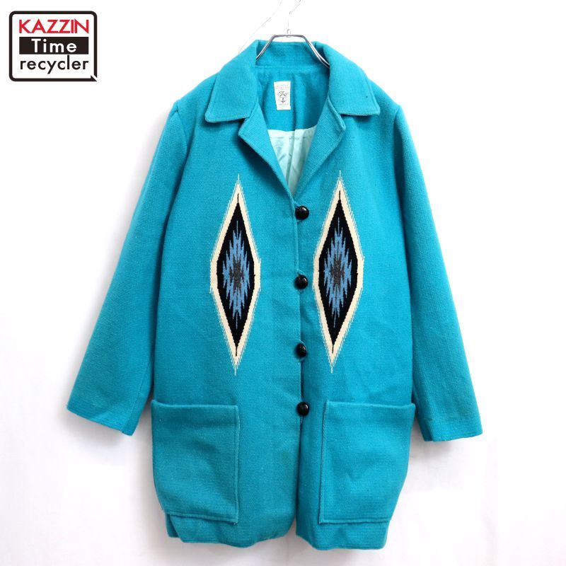 70s vintage オルテガ ORTEGA'S チマヨ ウール ブランケット