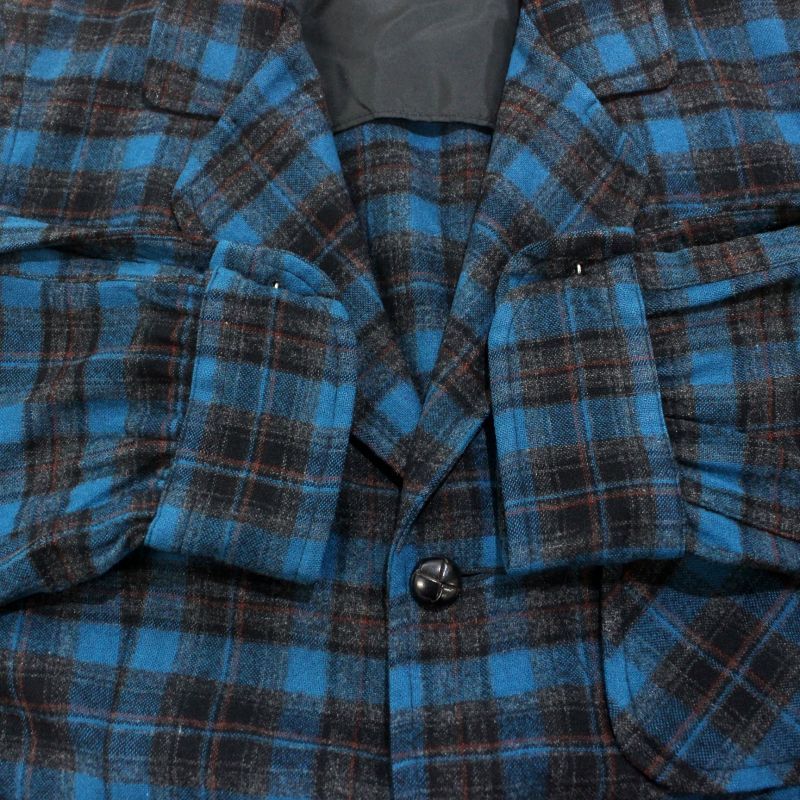 60s vintage PENDLETON チェック柄 ウール テーラードジャケット